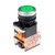 uxcell 22mm Latching Push Button Switch Green Round Flat Button DPST 1 NO 1 NC
