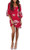 BELONGSCI Womens Dress Sweet  Cute VNeck Bell Sleeve Shift Dress Mini Dress