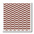 3dRose ht_56649_3 Chocolate Brown and White Chevron Zig Zag Stripe Pattern Iron on Heat Transfer for White Material, 10 by 10-Inch