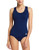 BALEAF Womens Conservative Athletic Racerback One Piece Training Swimsuit Swimwear Bathing Suit Navy 32