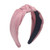MHDGG Knot Headband for Women Wide Headbands Knot Turban Headband Vintage Hairband Elastic Hair Hoops Hair Accessories for Women and GirlsPink