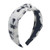 MHDGG 1Pcs Cat Knotted Headbands for Women Turban Headbands for Women Wide Headbands for Women Knot Headband Hair Knotted Hair Band for Women HeadwearWhite
