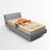 Ambesonne Animal Fitted Sheet Sleeping Big Bear and Sloth Hanging on a Bench Cozy Lazy Wild Creature Image Print Soft Decorative Fabric Bedding AllRound Elastic Pocket Twin Size Orange Beige