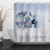 ALFALFA Merry Christmas Home Decor Polyester Fabric Bathroom Shower Curtain 60" W x 72" H (150CM x 180CM) Snowman