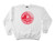 Ball State Cardinals 5050 Blended 8Ounce Vintage Circle Crewneck Sweatshirt Large White