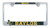 Elektroplate Baylor University Bears 3D Metal License Plate Frame