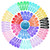 Cridoz 100 Pcs Barrettes Hair Clips Hair Barrettes Snap Clips for Hair Tools Accessories