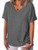 Fessceruna Womens Short Sleeve V Neck T Shirt Summer Casual Loose Solid Basic Tunic Tee Top Blouse