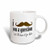 3dRose mug_110375_2 I Mustache You a Question Hipster Humor Art Ceramic Mug, 15-Ounce