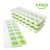 DOQAUS Ice Cube Trays 4 Pack EasyRelease Silicone and Flexible 14Ice Cube Trays with SpillResistant Removable Lid LFGB Certified and BPA Free for Whiskey Cocktail Stackable Flexible Ice Molds