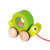 Classic World Pull Along Walking Toys Wooden Pull Snail Toy for Baby Toddler