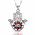 EUDORA 925 Sterling Silver Hamsa Hand Necklace Pendants for WomenEvil Eyes Gifts for Her 18 Red