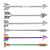 Mayhoop 14G Stainless Steel Industrial Barbell Earring Cartilage Body Piercing Jewelry 38mm 112 Inch Industrial Piercing Bar