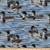 Northcott Tranquil Moments Loons Blue Multi Fabric by the Yard
