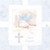 Amscan Tiny Blessing Blue Baptism Luncheon Napkins Baby Shower Party Supplies 16ea