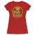Trevco Fraggle Rock Wembley Circle Juniors Sheer Fitted T Shirt Small Red