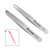 ETEDES Eyebrow Tweezers Set 2 PCS Professional Stainless Steel Eyebrow Tweezers Kit for WomenMen With eyebrow razor