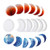 Moon Phase Resin Molds Epoxy Silicone Resin Mold Crescent Silicone Mold Full Moon Epoxy Mold for Resin Casting Crafts DIY Home Wall Hanging Decor
