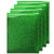 MiPremium Glitter Green Heat Transfer Vinyl HTV Iron On Vinyl Pack of 4 Sheets for T Shirts Sports Clothing Other Garments  Fabrics Easy to Cut Press  Apply Glitter htv Vinyl Green