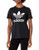 adidas Originals Womens Trefoil TShirt BlackWhite XS adidas Originals Womens Trefoil TShirt BlackWhite XS