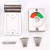 Vacant Occupied Bathroom Lock Door Lock Indicator Toilet Bathroom Lock Vacant and Engaged Chrome Latch Indicating DeadBolt Public Restroom Toilet Shower Cubicles Bathrooms Door Lock Latch