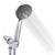 Handheld Shower Head High Pressure 5 Spray Settings Massage Spa Detachable Hand Held Showerhead Chrome Face with Hose and Adjustable Bracket