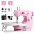 WADEO Sewing Machine for Beginners Mini Sewing Machine with Extension Table Foot Pedal Adjustable 2Speed and for Beginner to Learn