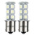 HOTSYSTEM 1156 7506 1003 1141 LED SMD 18 LED Bulbs Interior RV Camper Cool White Pack of 2