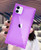 iPhone 11 Case Square Transparentniufoey for Apple iPhone 11 61 Shockproof Cover AntiScratch Reinforced Corners Flexible Protective TPU Ultra Thin Slim Cases 61 inches 2019 ClearDeep Purple