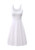 OMZIN Womens Sleeveless Comfy Cotton Casual Swing Loose Mini Tank Dress White S OMZIN Womens Sleeveless Comfy Cotton Casual Swing Loose Mini Tank Dress White S