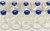 Bonus 5 Extra  25 Pack 30ml Serum Clear Glass Vials with Blue Aluminum Seals Empty Injection Vials