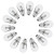 SUNTHIN (15 Pack) LED S14 Replacement Bulbs, E26 Medium Base, Warm White 2700K 0.9W LED Lights Bulb, 6 Watt Incandescent Bulbs Equivalent