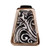 Vicenza Designs K1251 Liscio Leaves Finger Pull Two Tone