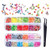 Kalolary 24 Boxes Nail Art Slice 3D Fruit Flower Clay Slice for Nail Craft Slime Decor