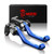 MZS Pivot Levers Brake Clutch CNC Compatible with Kawasaki KX250F 20132018 KX450F 20132018 KX250 2019 Blue