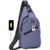 Peicees Sling Backpack Shoulder Chest Crossbody Bag Lightweight Hiking Daypack for Women Men