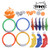 ReallyGO-US Direct Diving Toys for Pool for Kids, Underwater Swimming Colorful Pool Sink Ring Training Under Water Fun Toy for Boys/Training Dive Toys for Learning to Swim