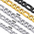 Black Figaro Chain for Men 9MM 18 inch Stainless Steel Figaro Link Chain Choker Necklace for Women