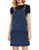 luvamia Womens Juniors Casual Straps Denim Overall Pinafore Dress with Pocket Deep Blue Size Medium Fits US 810