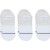 Stance Mens Gamut 2 3 Pack No Show Sock White  S