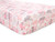 Levtex Home Baby Night Owl Collection Print Fitted Crib Sheet, Pink/Grey