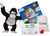 Make Your Own Stuffed Animal "Silverback the Gorilla" - No Sew - Kit With Cute Backpack!