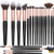 EmaxDesign Makeup Brushes 20 Pcs Premium Synthetic Makeup Brush Set Professional Contour Concealer Foundation Powder Eye Shadows Blush Blending Brushes Kit Rose Golden