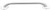 Medline MDS86024 Grab Bar 24 White Pack of 3