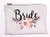 Wedding Gift Bridal Shower Gift Wedding Gifts Engagement Gifts Bride Makeup Bag Bride Makeup Bag Fall Bridal Gift White Bridal