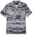 Sean John Mens Short Sleeve Wavy Print Button Up Shirt Bright White 2XL