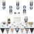 Stay Wild - Forest Animals - Triangle Woodland Baby Shower or Birthday Party Decoration Kit - 72 Piece