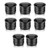 Outus 8 Pieces Boat Scupper Plugs Bung Plugs Kayak Drain Plug Kayak Scupper Stoppers Plugs for Kayak Canoe Boat Drain Holes Stopper Bung Replacement Black 32 cm