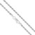Authentic Solid Sterling Silver Rope DiamondCut Braided Twist Link 925 ITProLux Necklace Chains 15MM  55MM 16  30 Made In Italy Men  Women Next Level Jewelry 25MM24