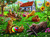 Dogs and Cats at Play 1000 pc Jigsaw Puzzle by SunsOut